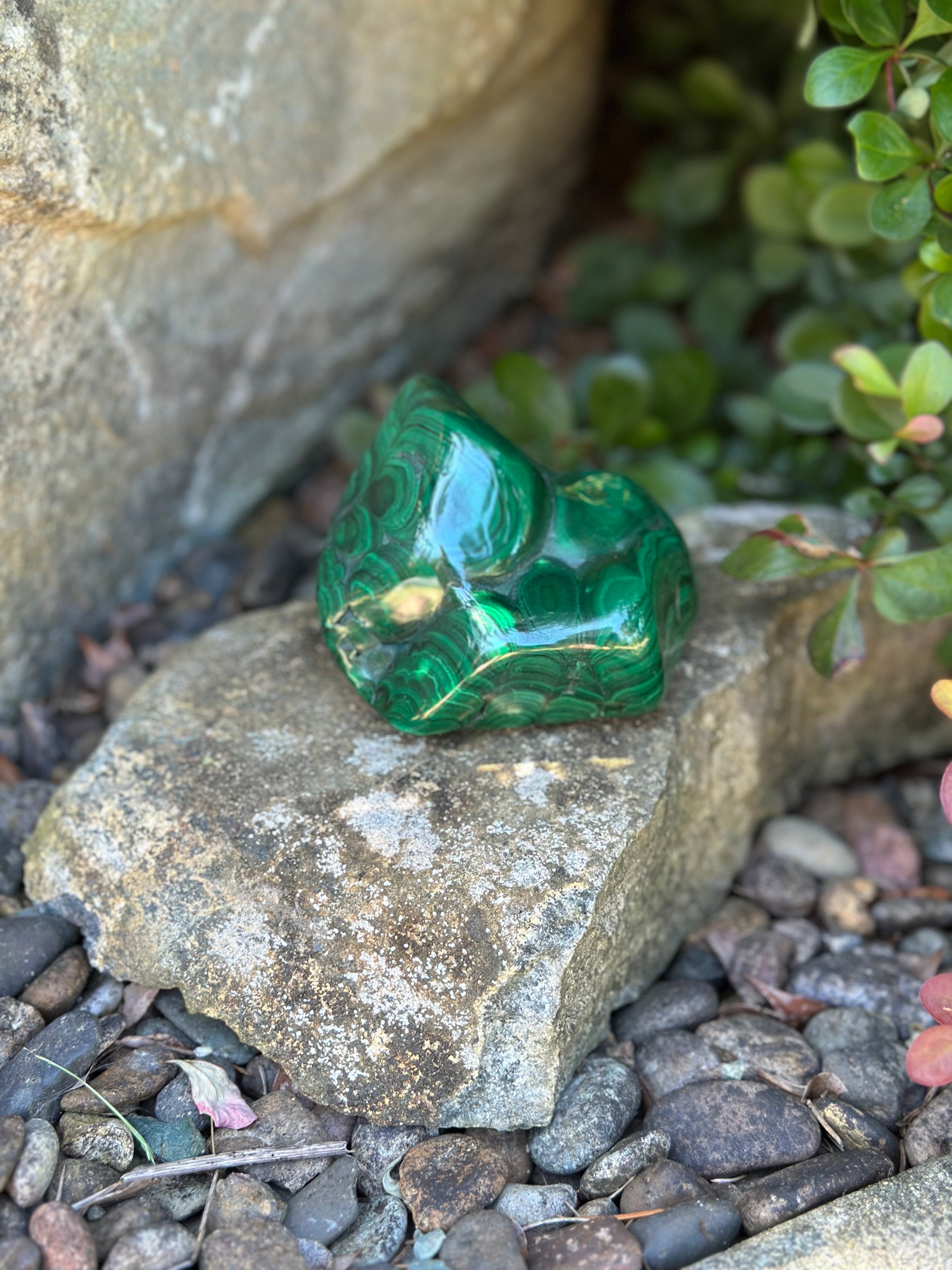 Malachite Polished Free Form