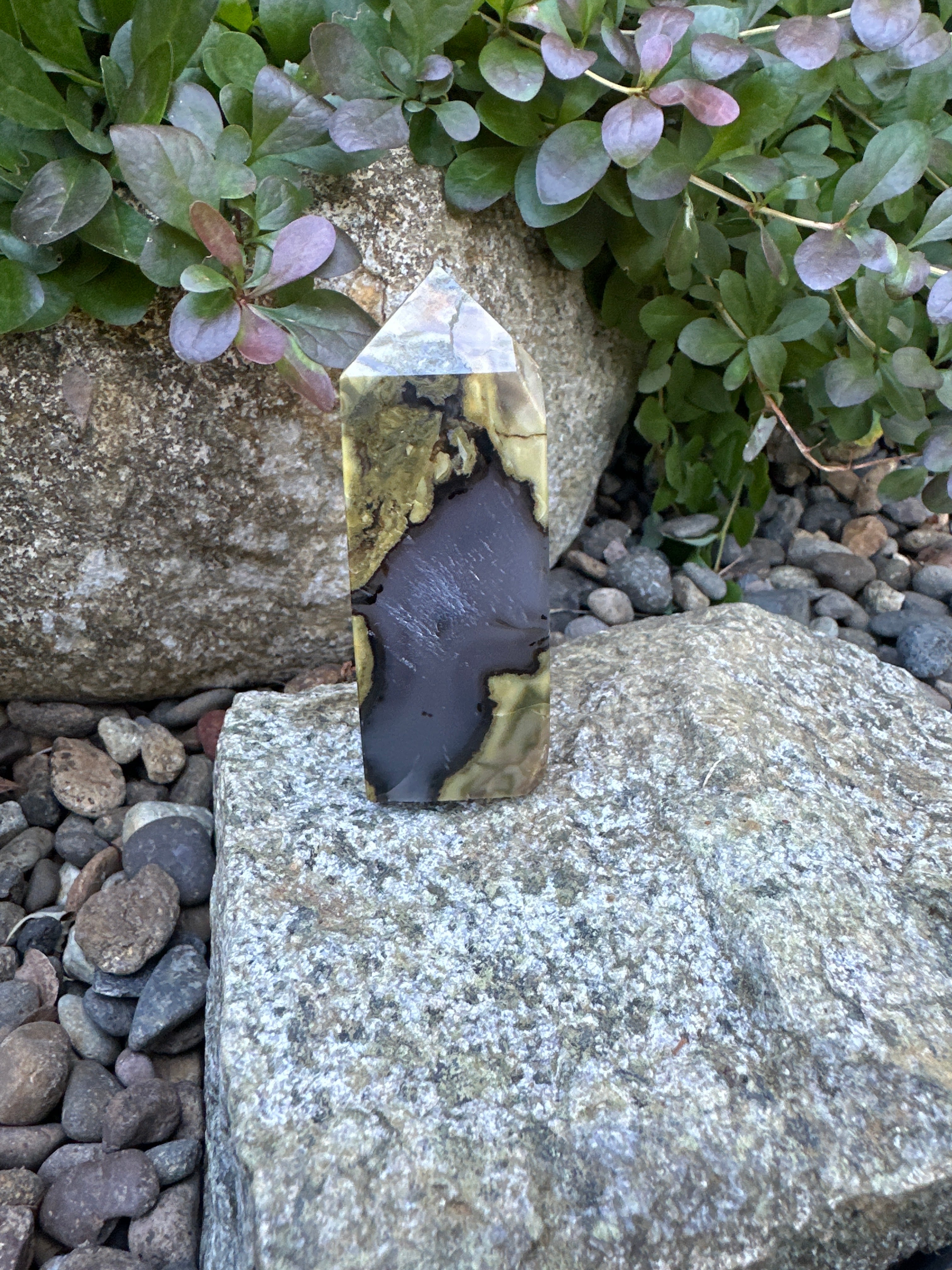 Volcano Agate Obelisk A