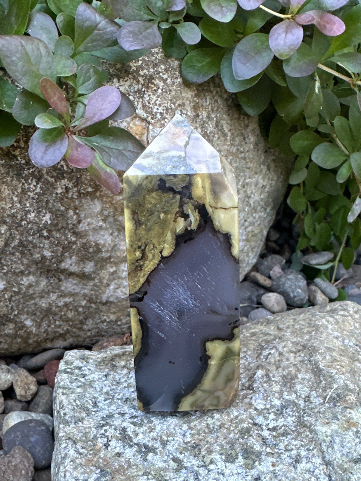 Volcano Agate Obelisk A