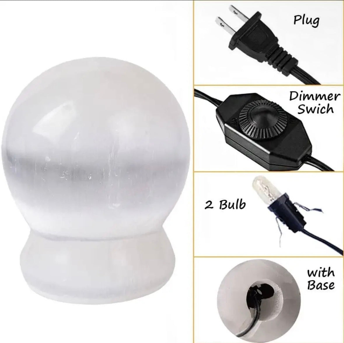 Selenite Cleansing Lamp