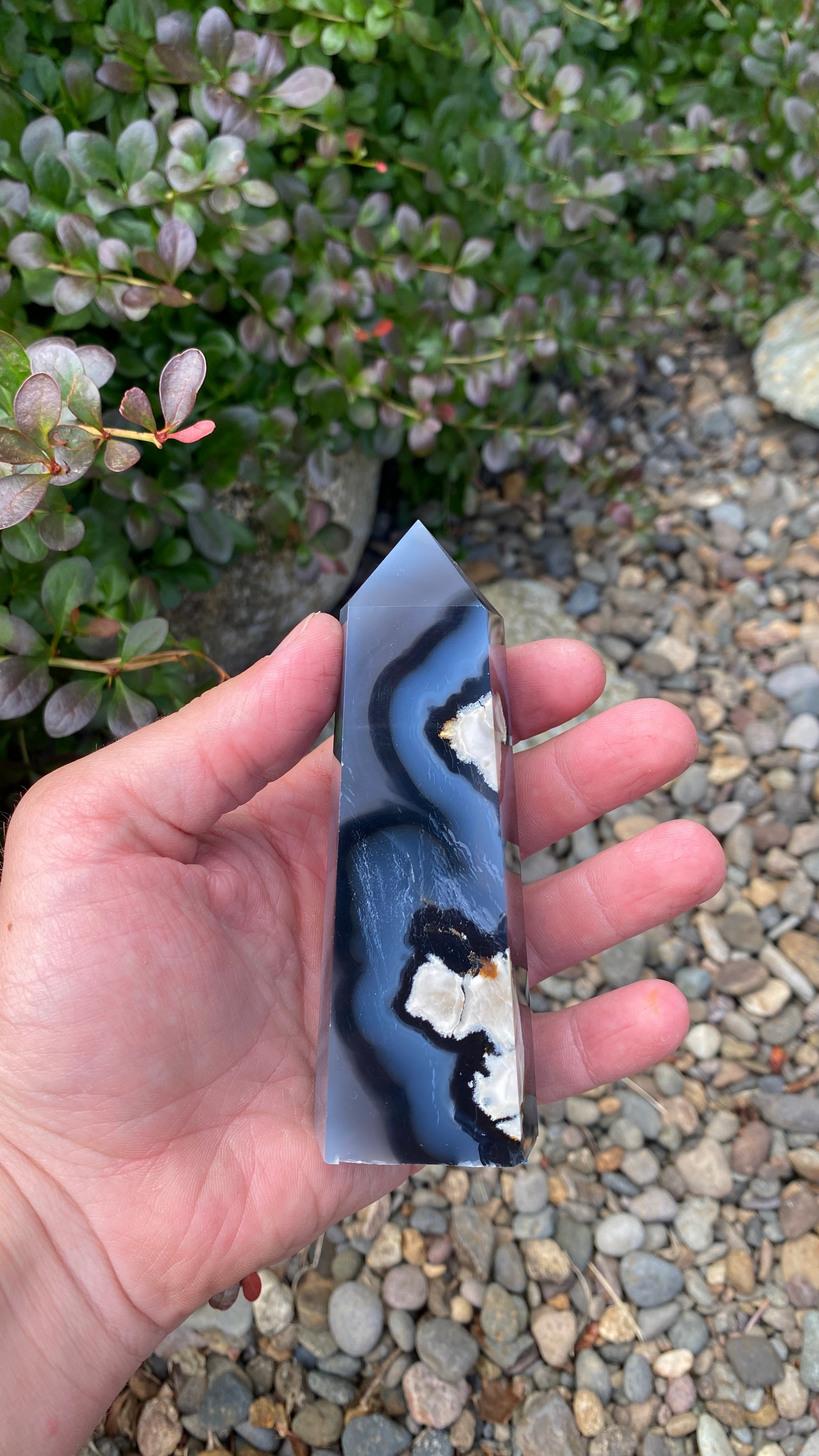 Twin Moons Volcano Agate