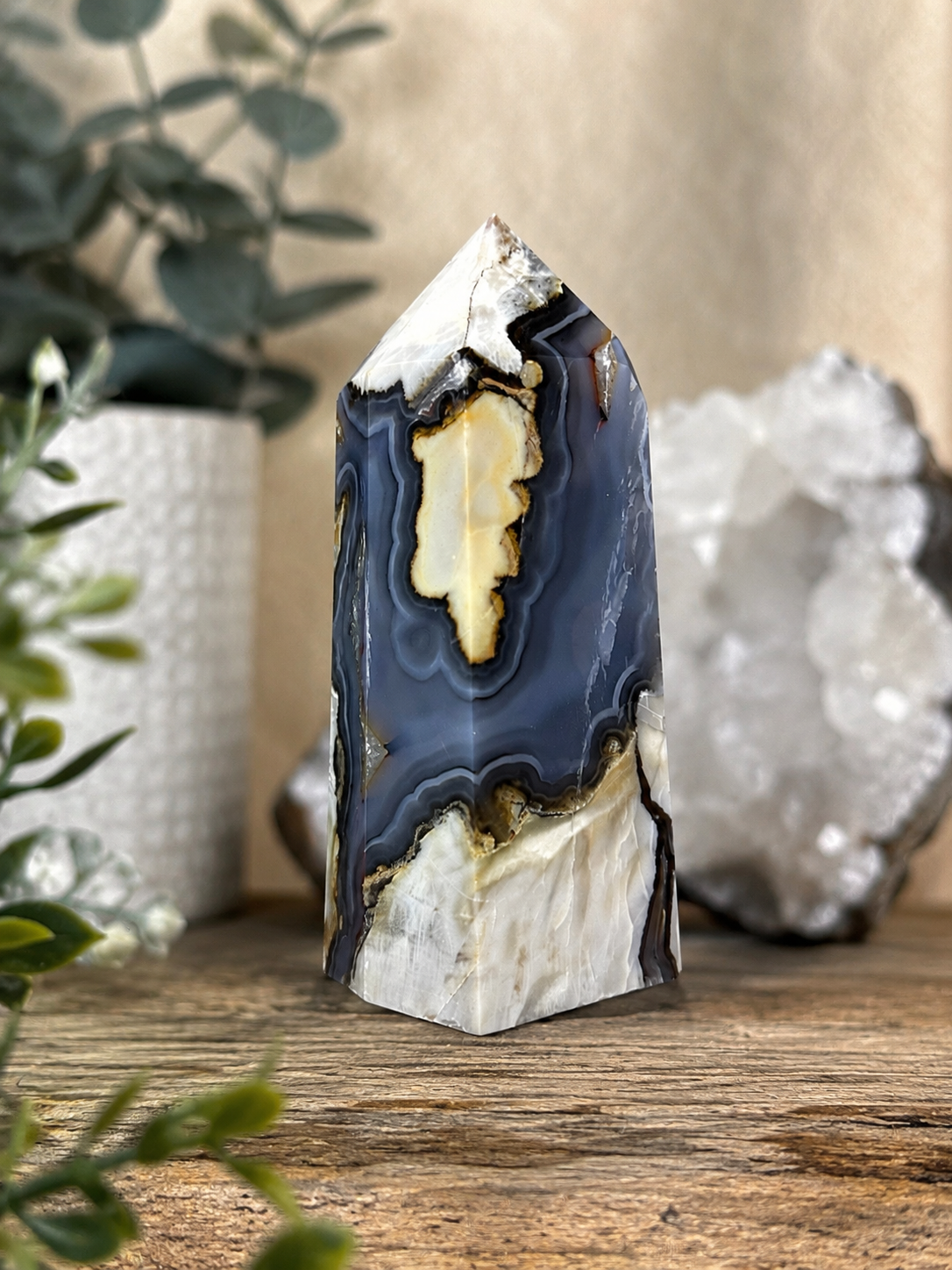 Whispering River Volcano Agate
