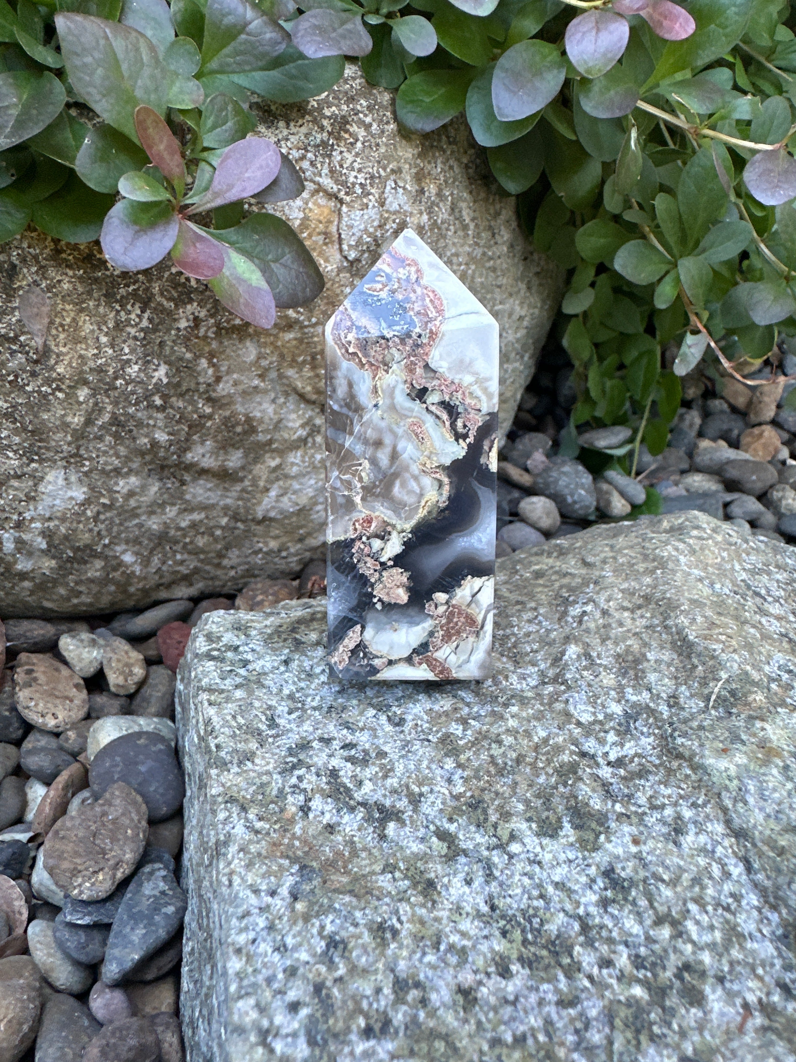 Volcano Agate Obelisk I