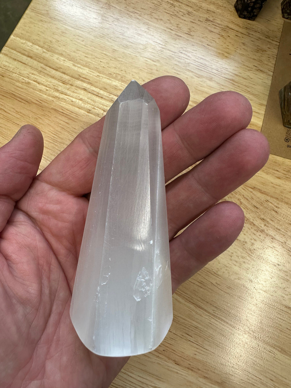 Selenite Obelisk A