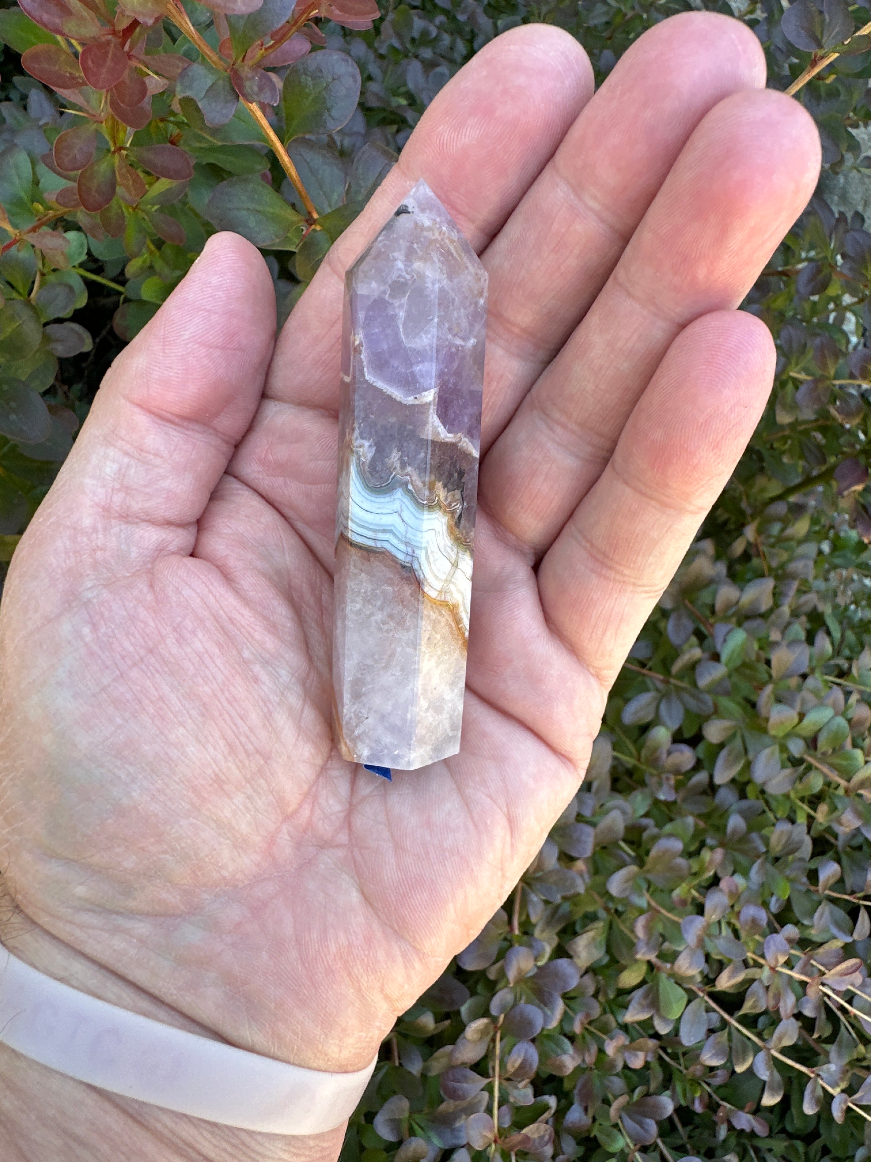 Amethyst Lace Agate Tower B