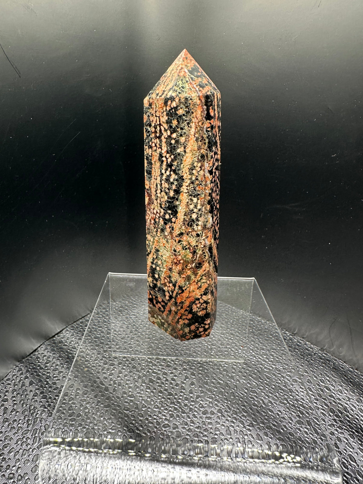 Red Snowflake Obsidian Tower B