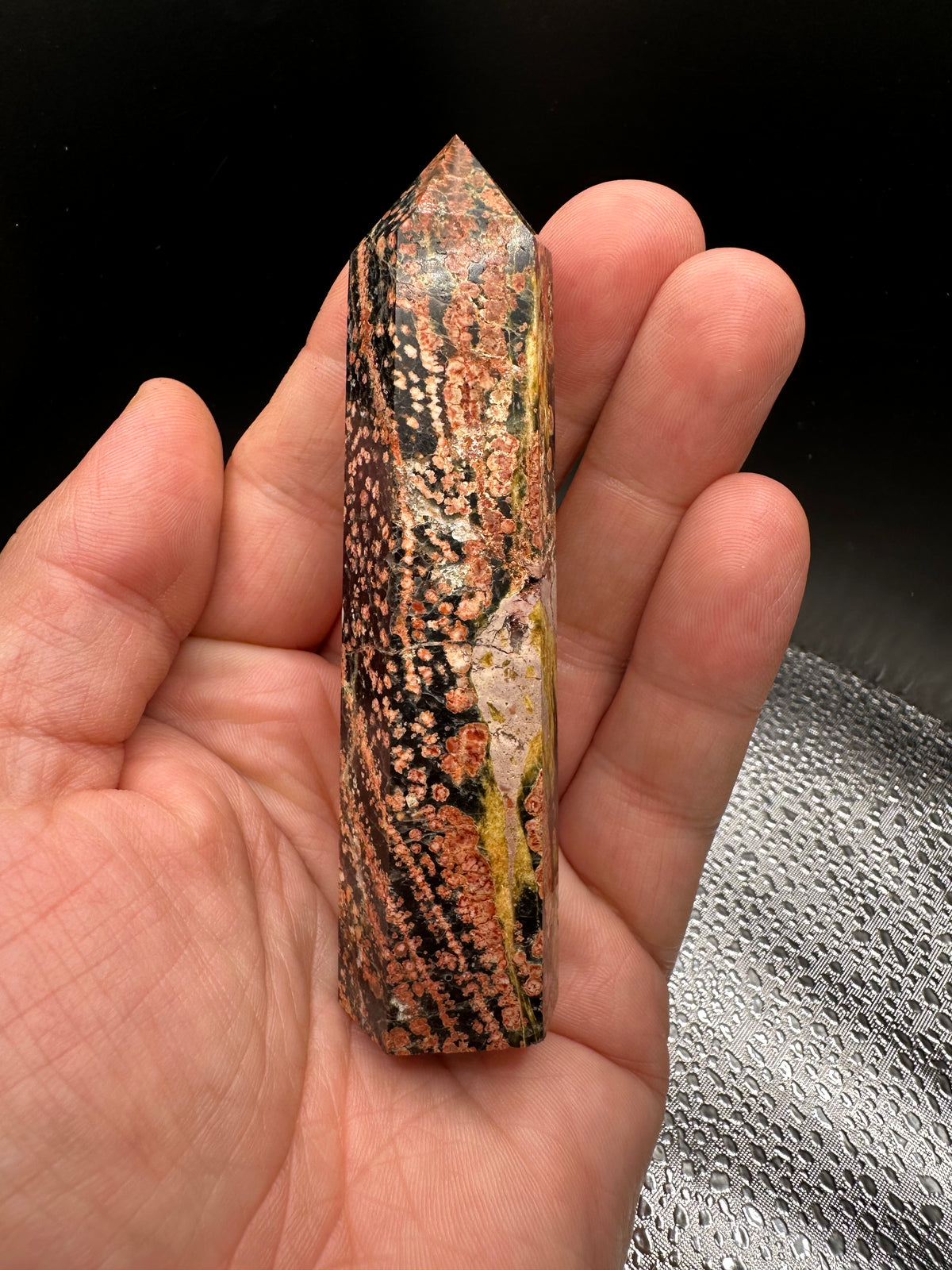 Red Snowflake Obsidian Tower B