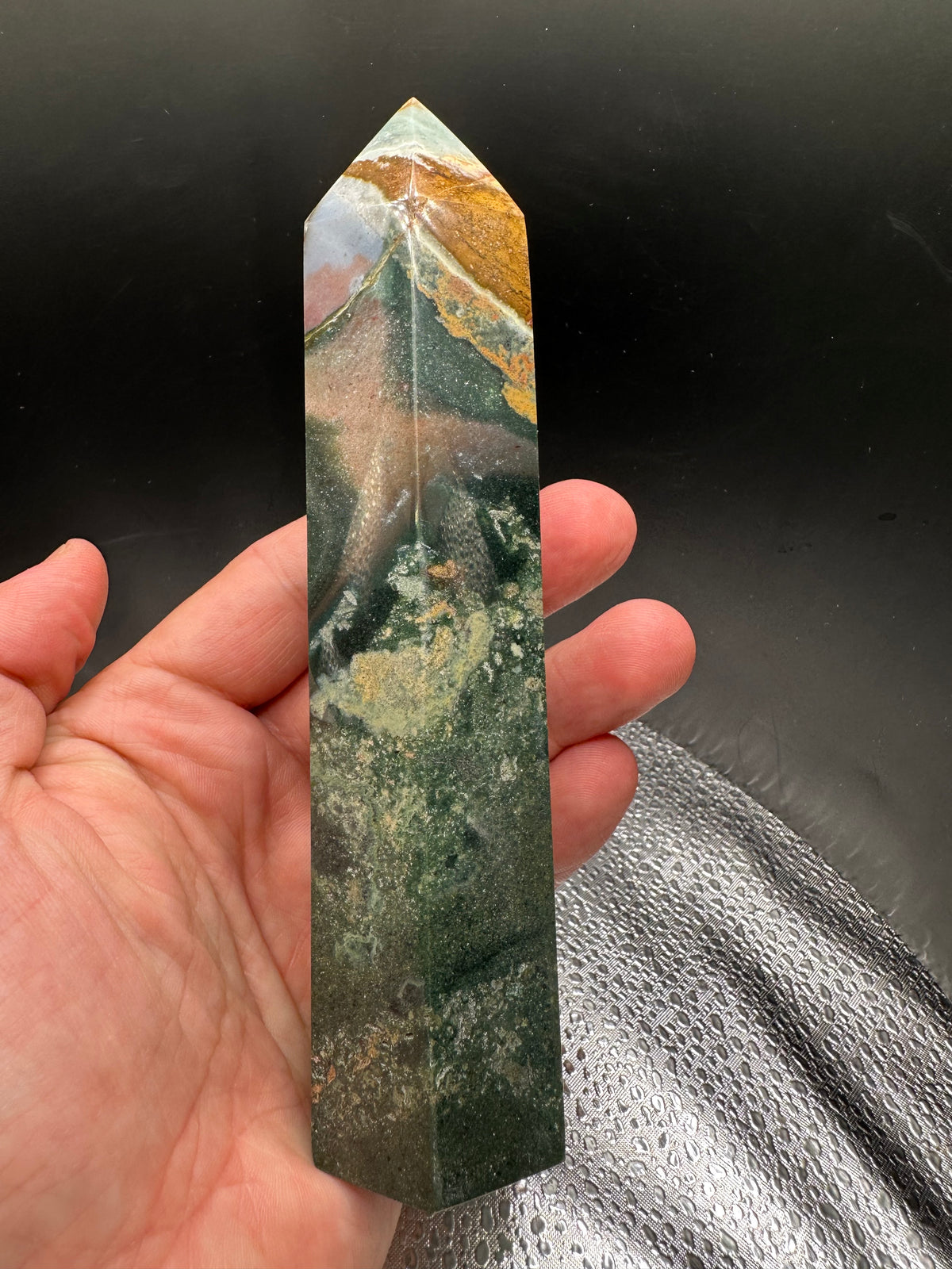 Tranquil Horizon Ocean Jasper