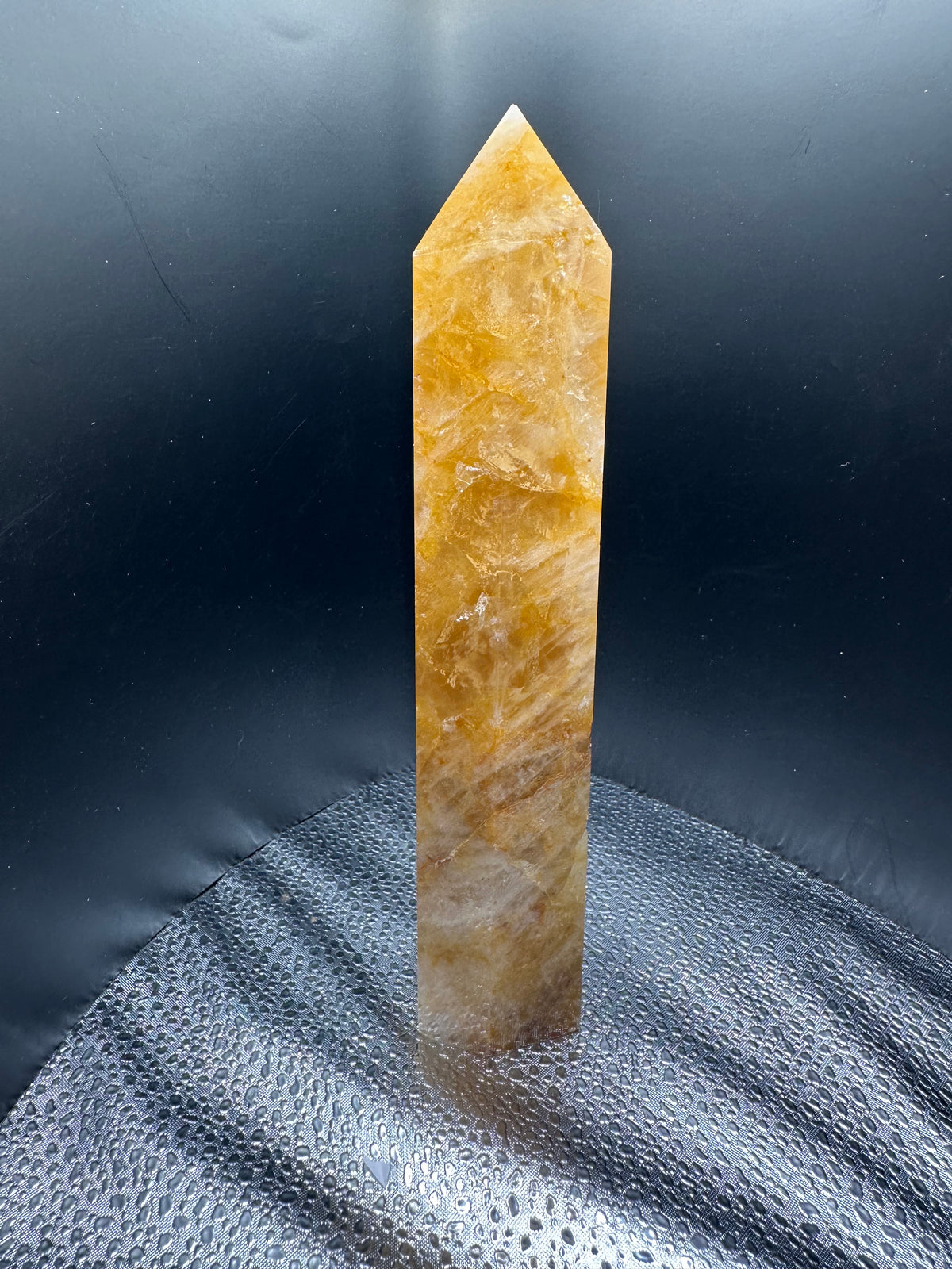 Sacred Sunfire - Golden Healer Quartz Tower