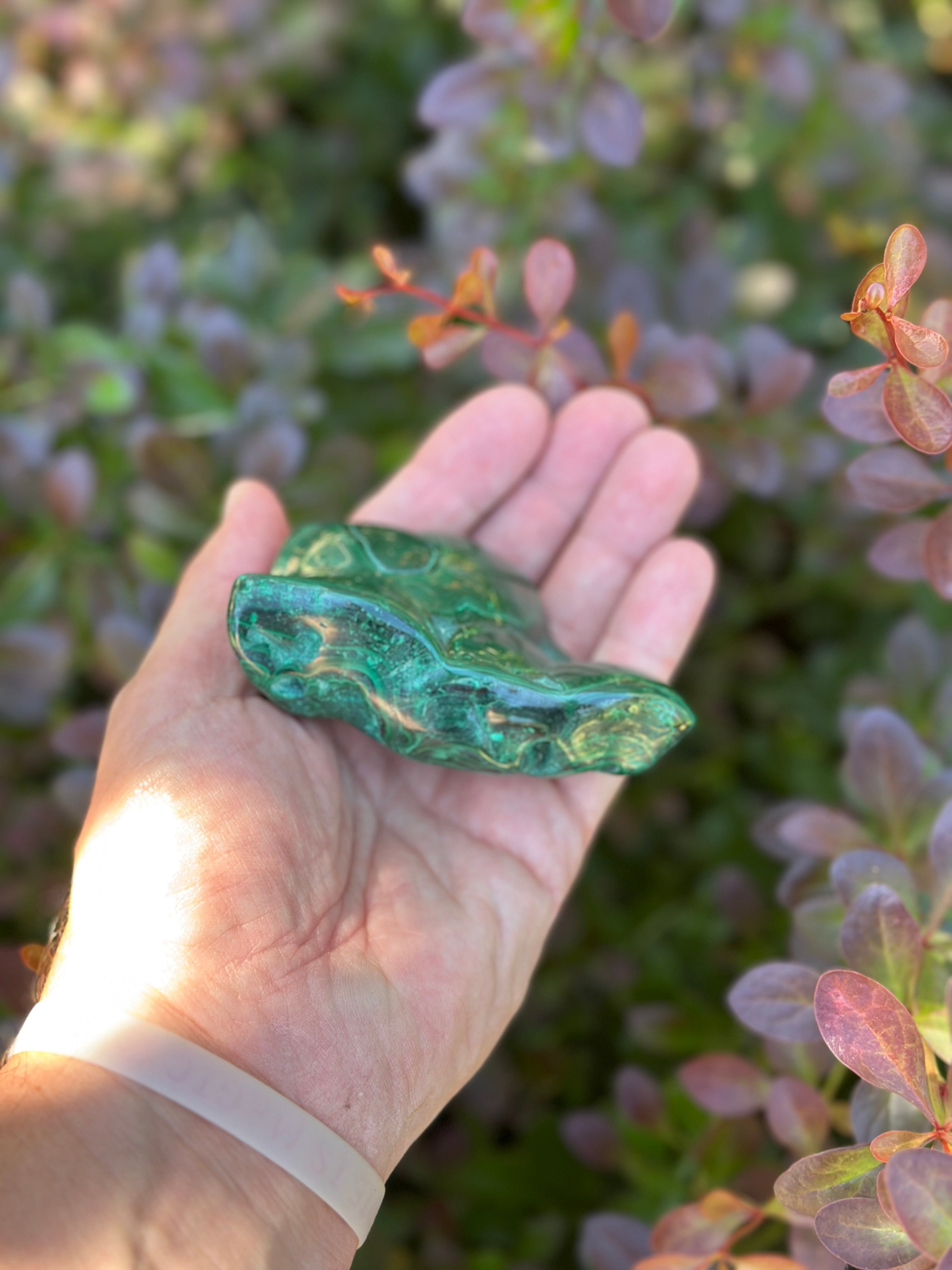 Malachite Polished Free Form