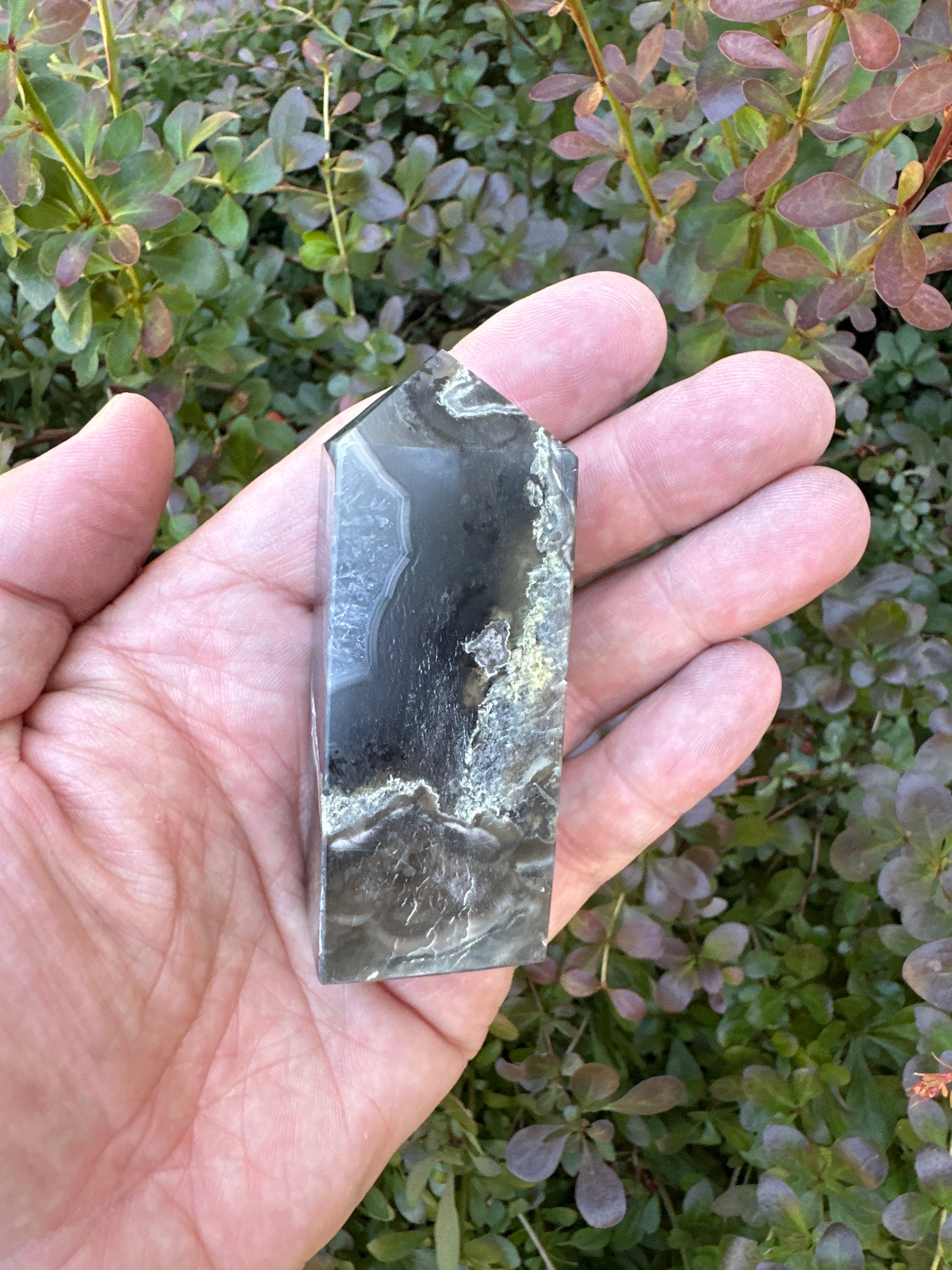 Volcano Agate Obelisk D