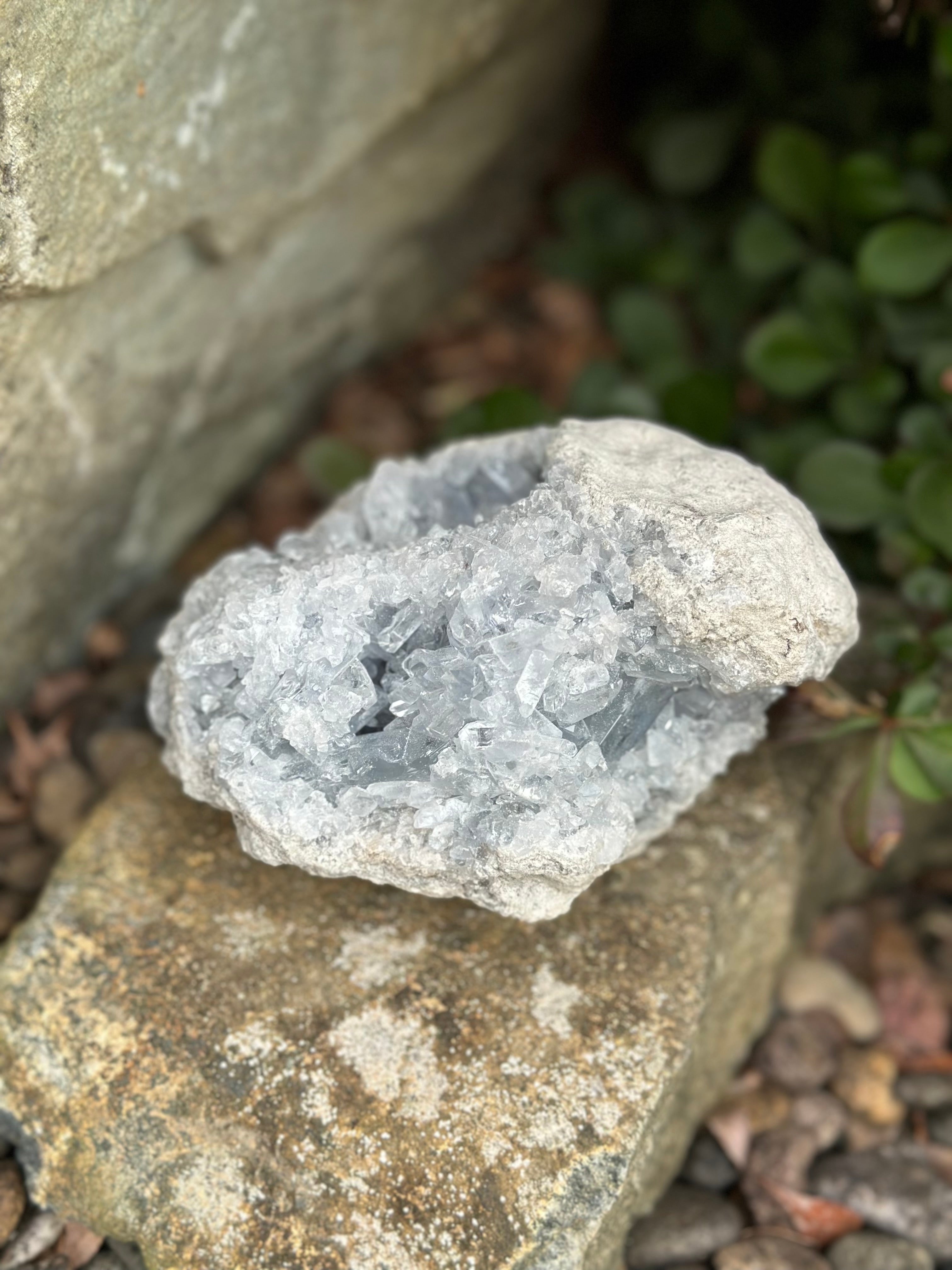 Sanctuary of Stillness- Celestite Geode
