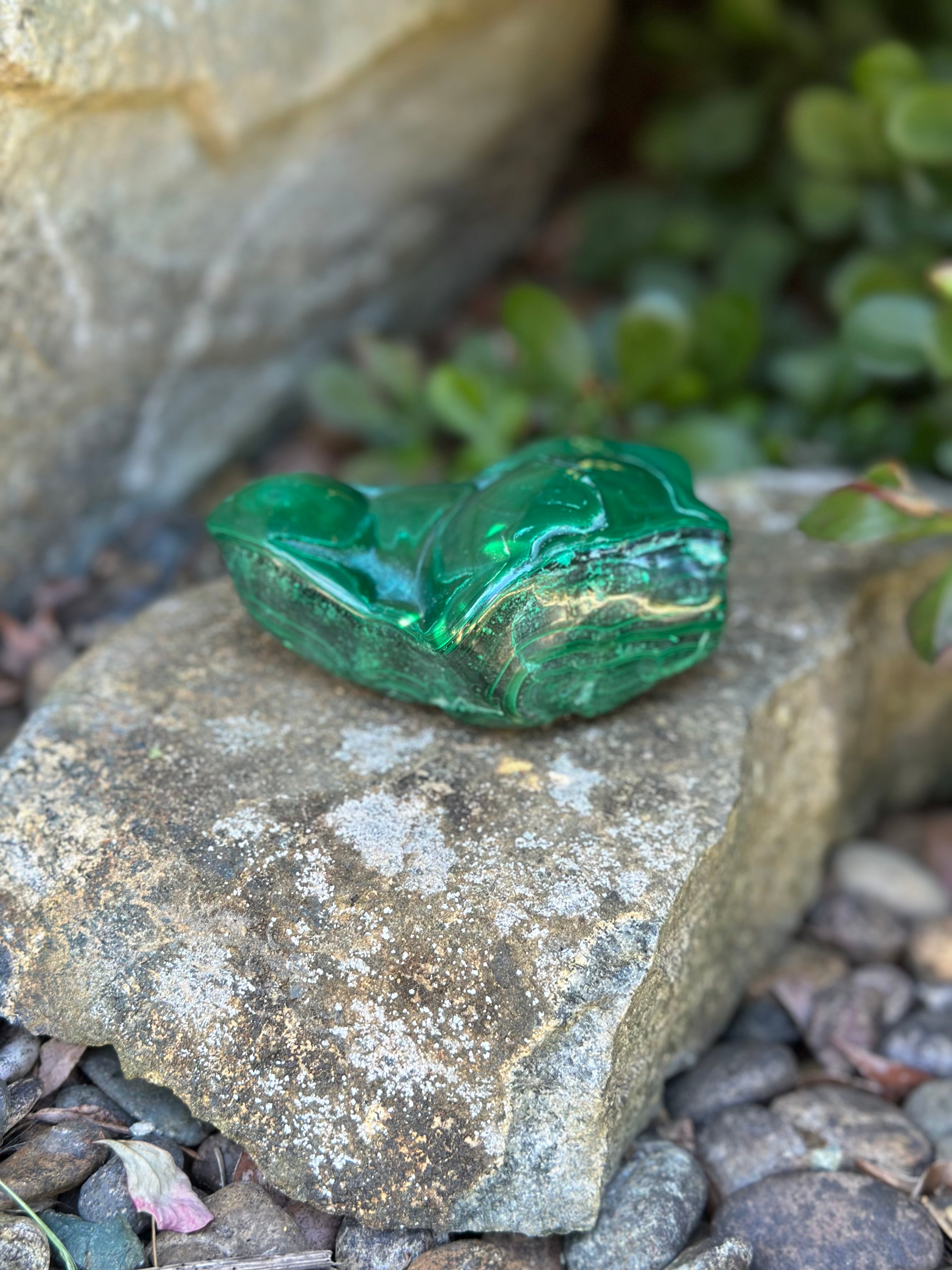Malachite Polished Free Form