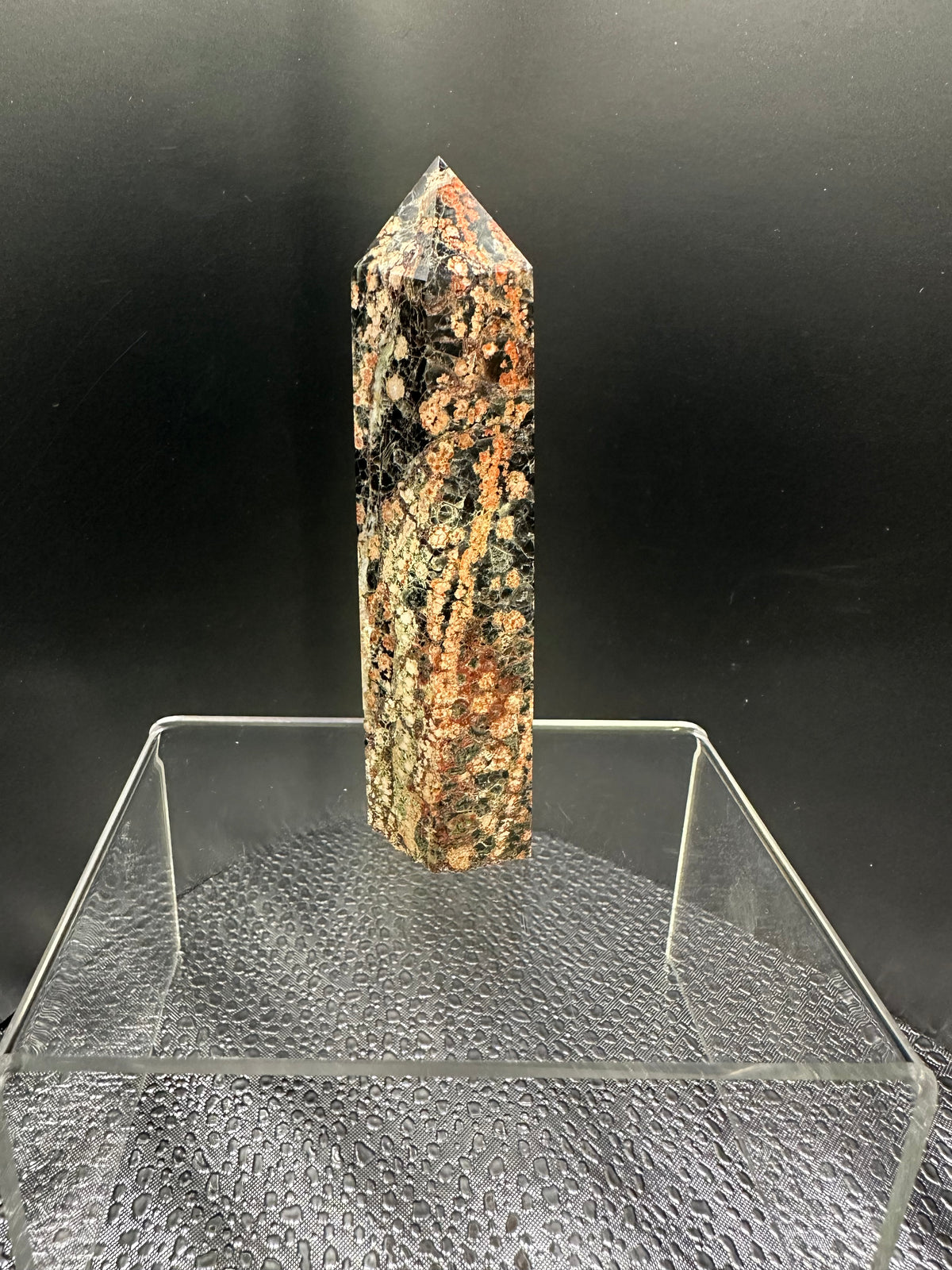 Red Snowflake Obsidian Tower