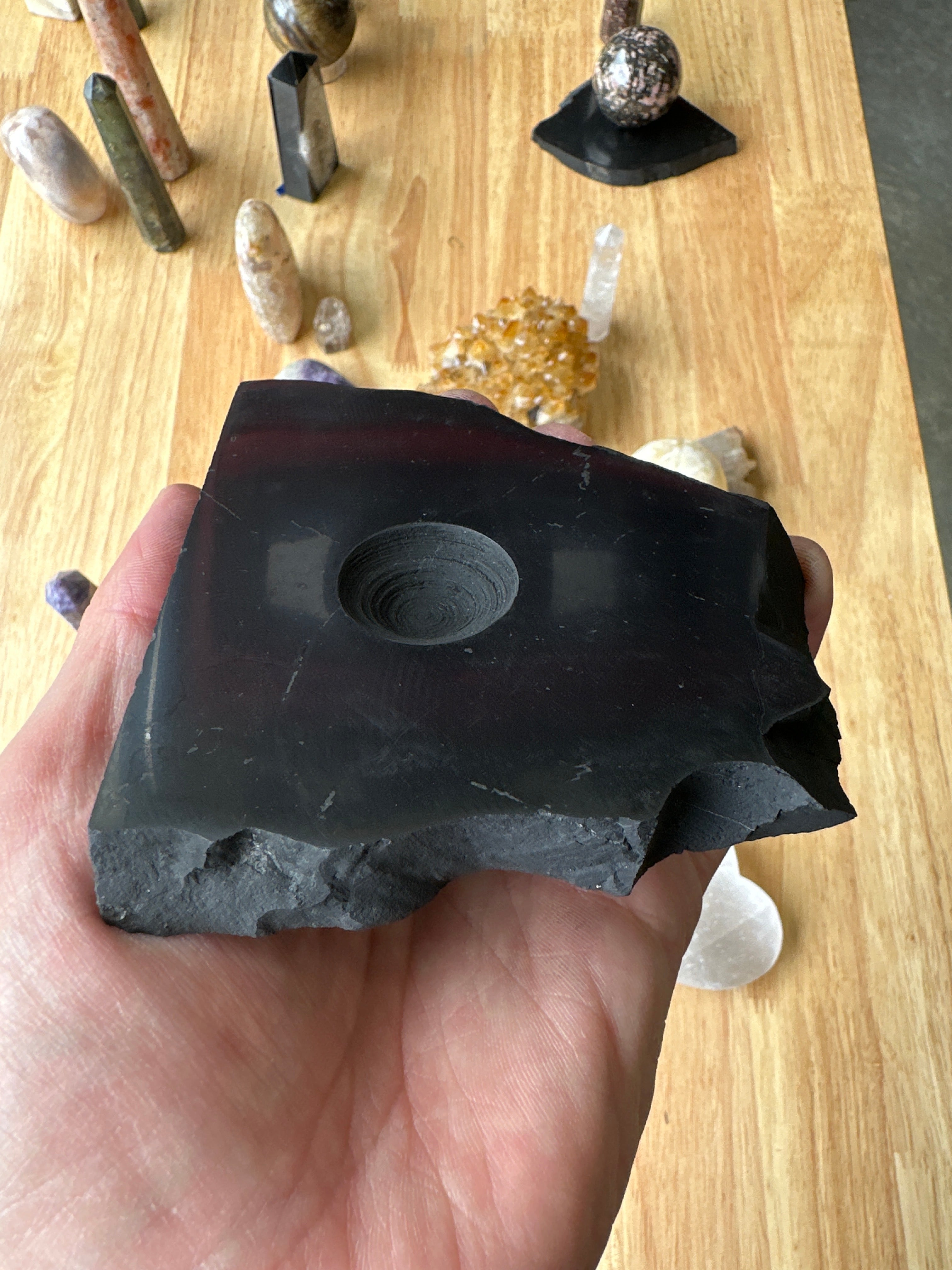 Shungite Sphere Stand B