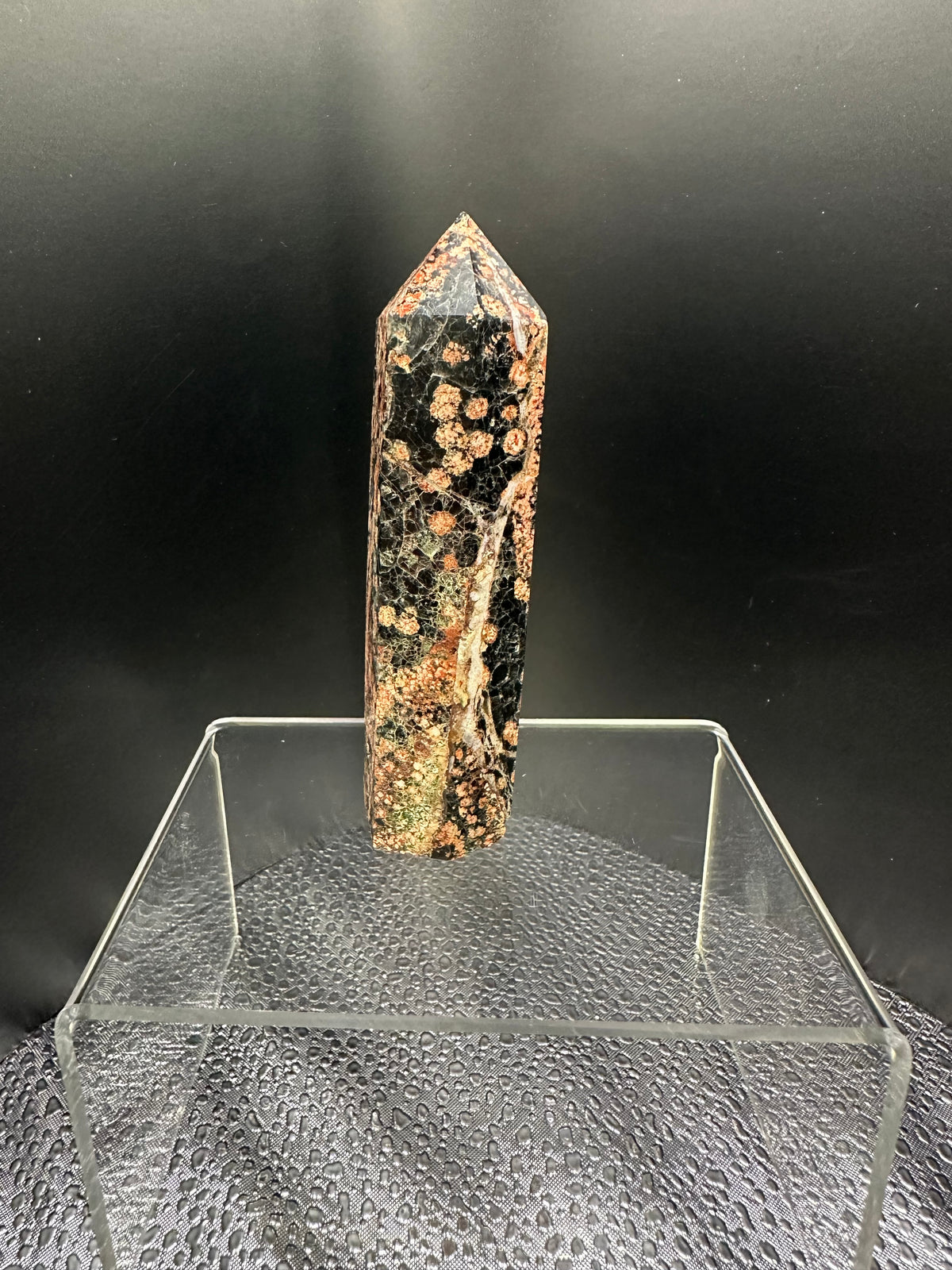 Red Snowflake Obsidian Tower