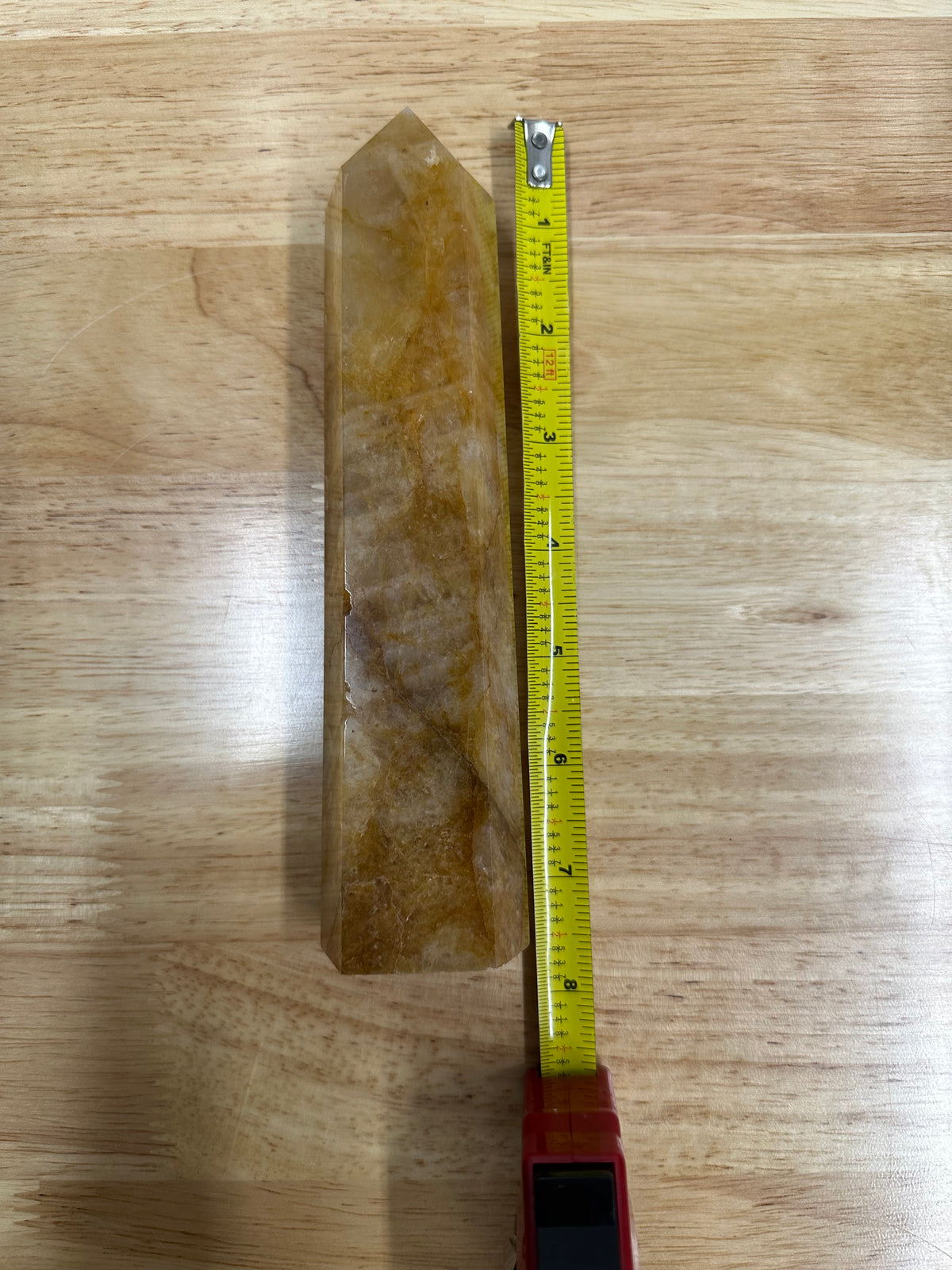 Sacred Sunfire - Golden Healer Quartz Tower